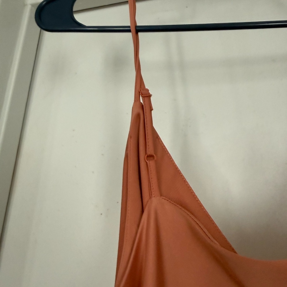 Prologue Coral/Salmon Pink Slip Dress - Picture 3 of 5